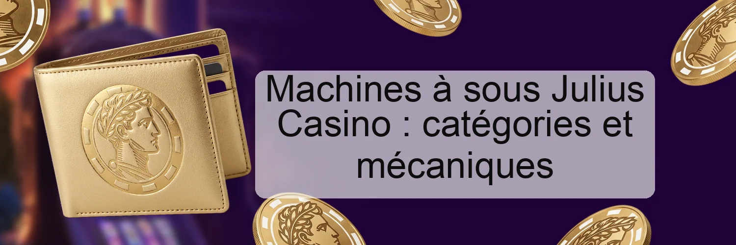 Machines à sous Julius Casino : catégories et mécaniques Machines à sous Julius Casino : catégories et mécaniques